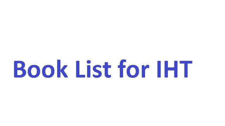 IHT Book List