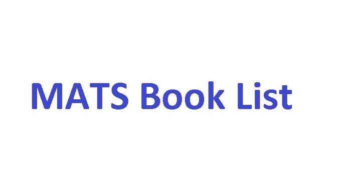 BOOK LIST for MATS